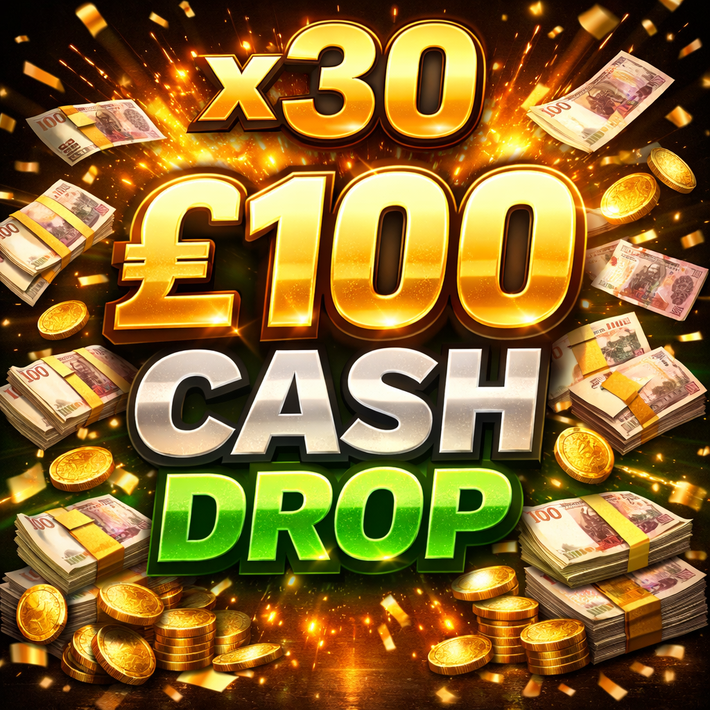 x30 £100 cash drop!! – Just My Luck ☘️